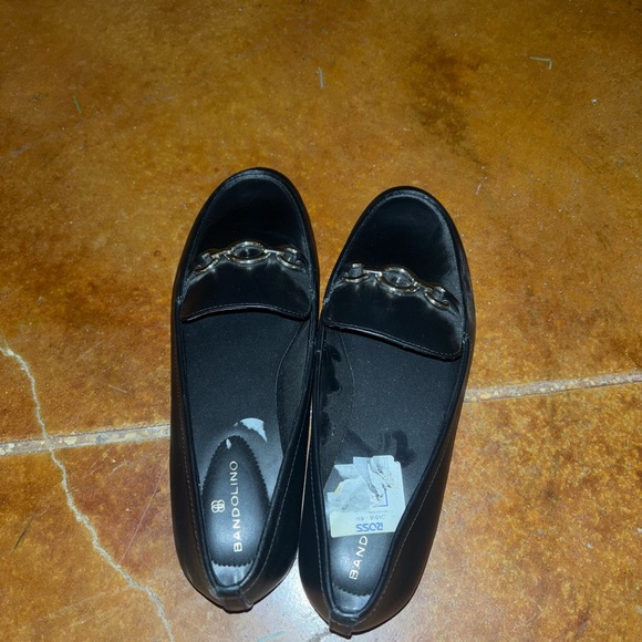 Black and Gold loafers - Picture 3 of 3